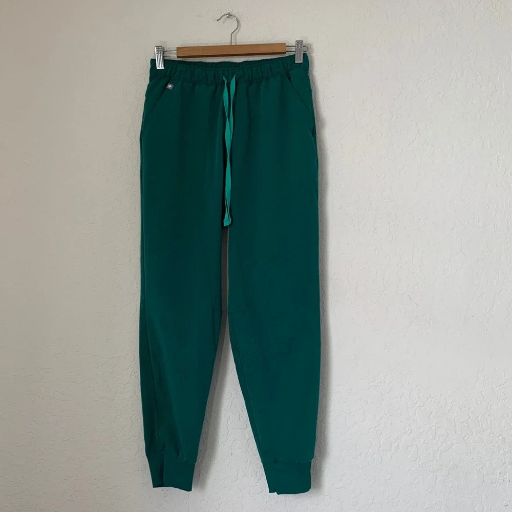 FIGS Tansen Jogger Scrub Pant Men XS/S Green Technical Medical Nurse Doctor